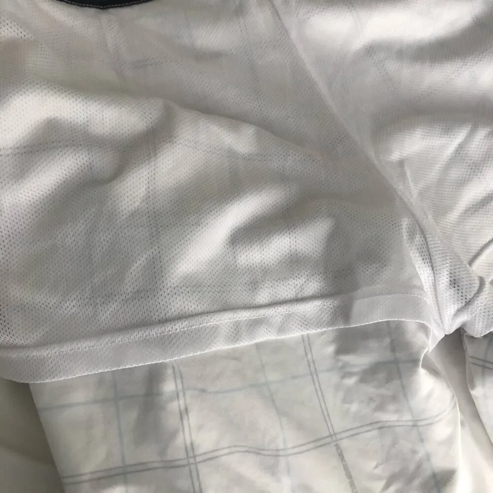 Quiksilver White Plaid Board Shorts